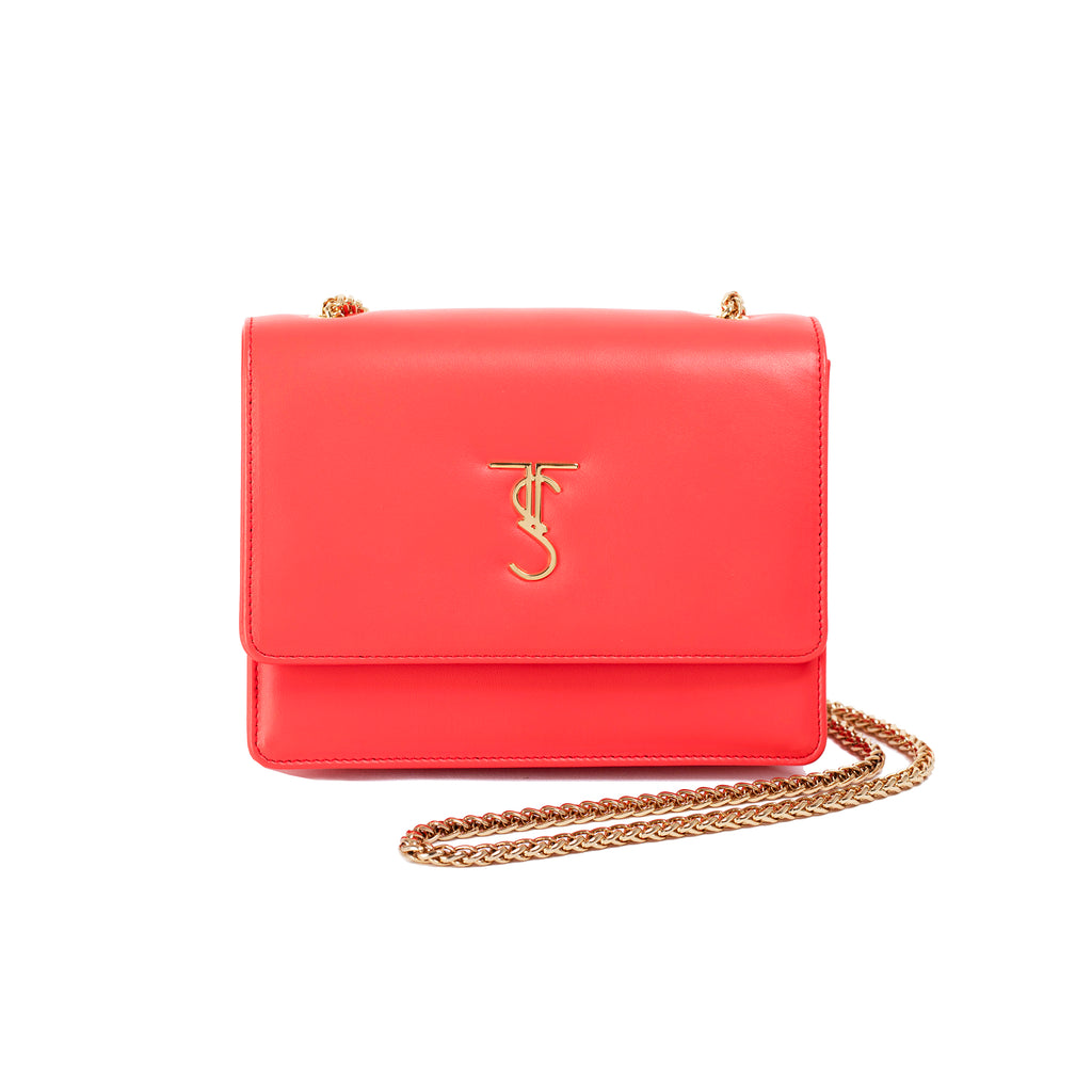 The Auburn Crossbody Bag -Coral