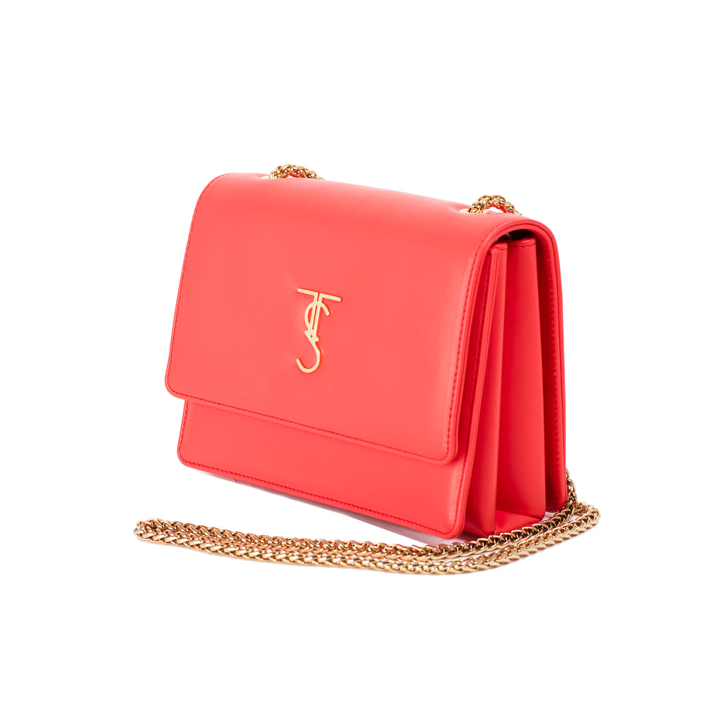 The Auburn Crossbody Bag -Coral