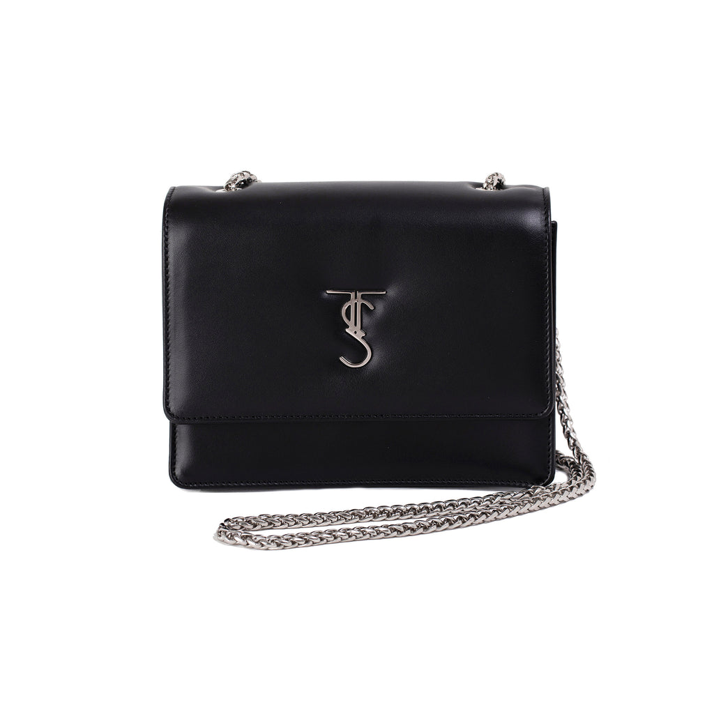 The Auburn Crossbody Bag -Black and Silver