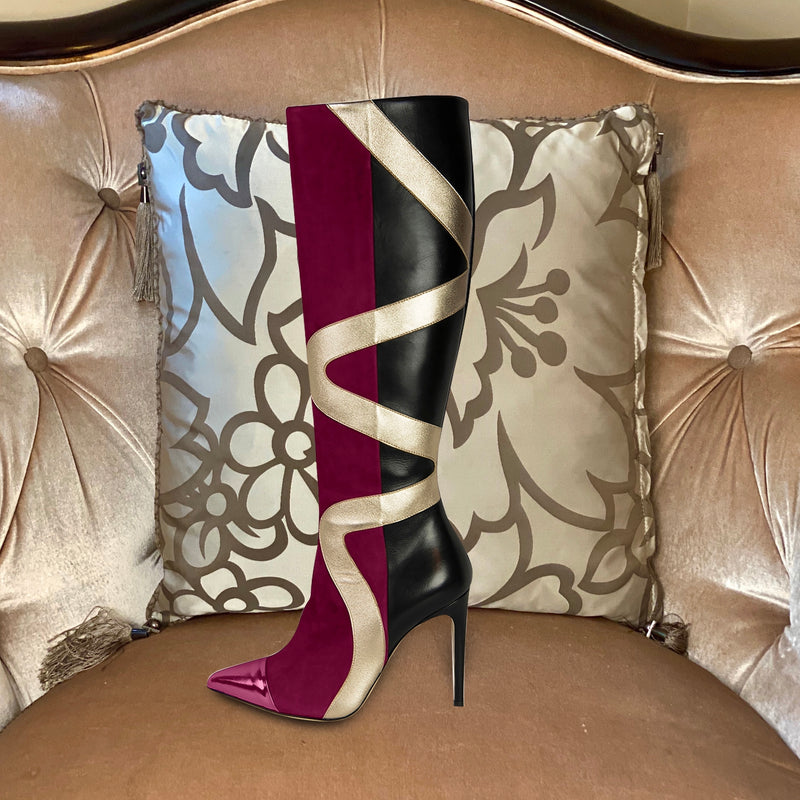 Adia Boot- Wine