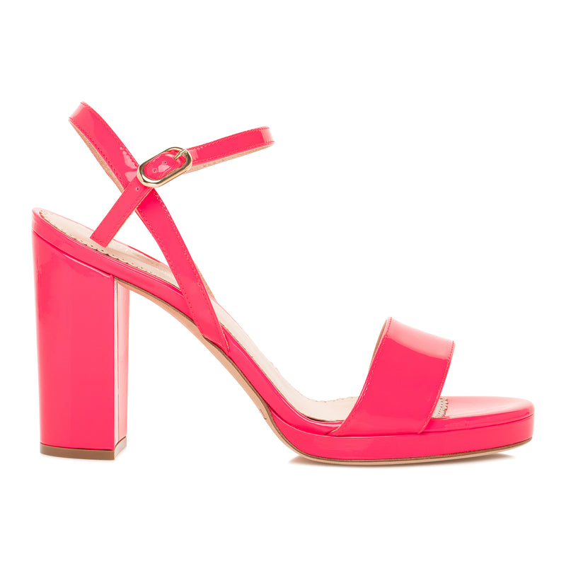 Melissa Block Heel Sandal - Red (Final Sale)