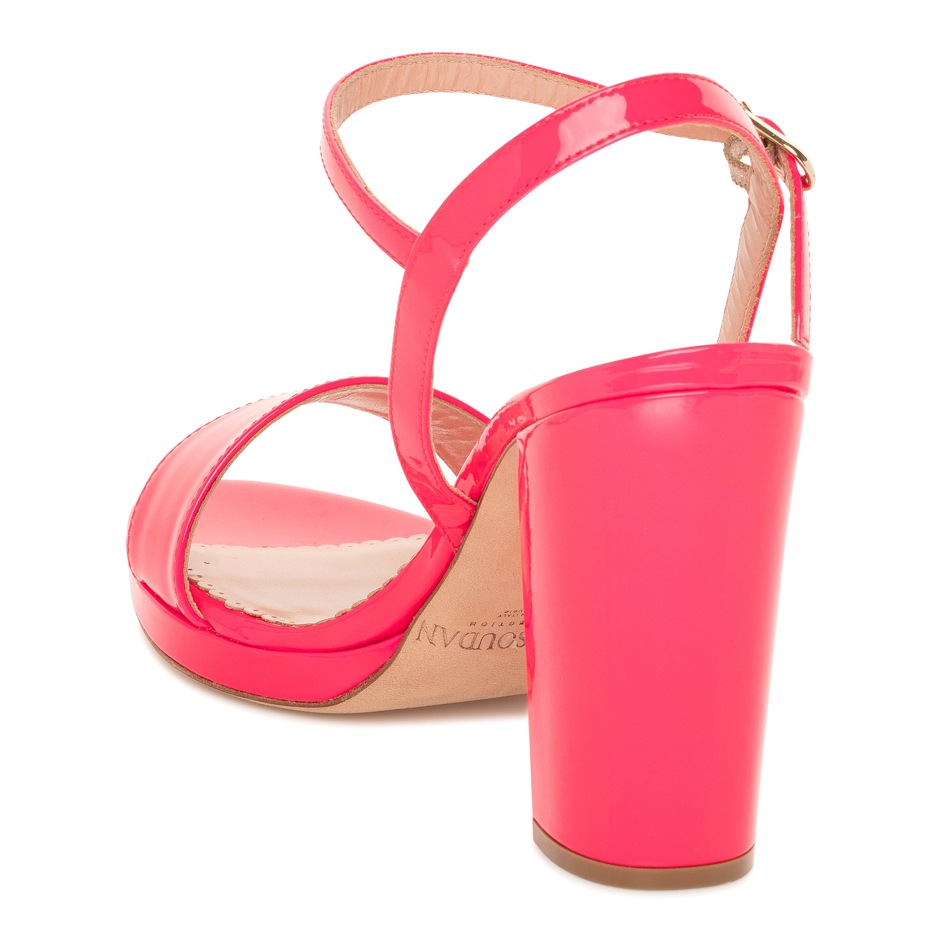 Melissa Block Heel Sandal - Red (Final Sale)