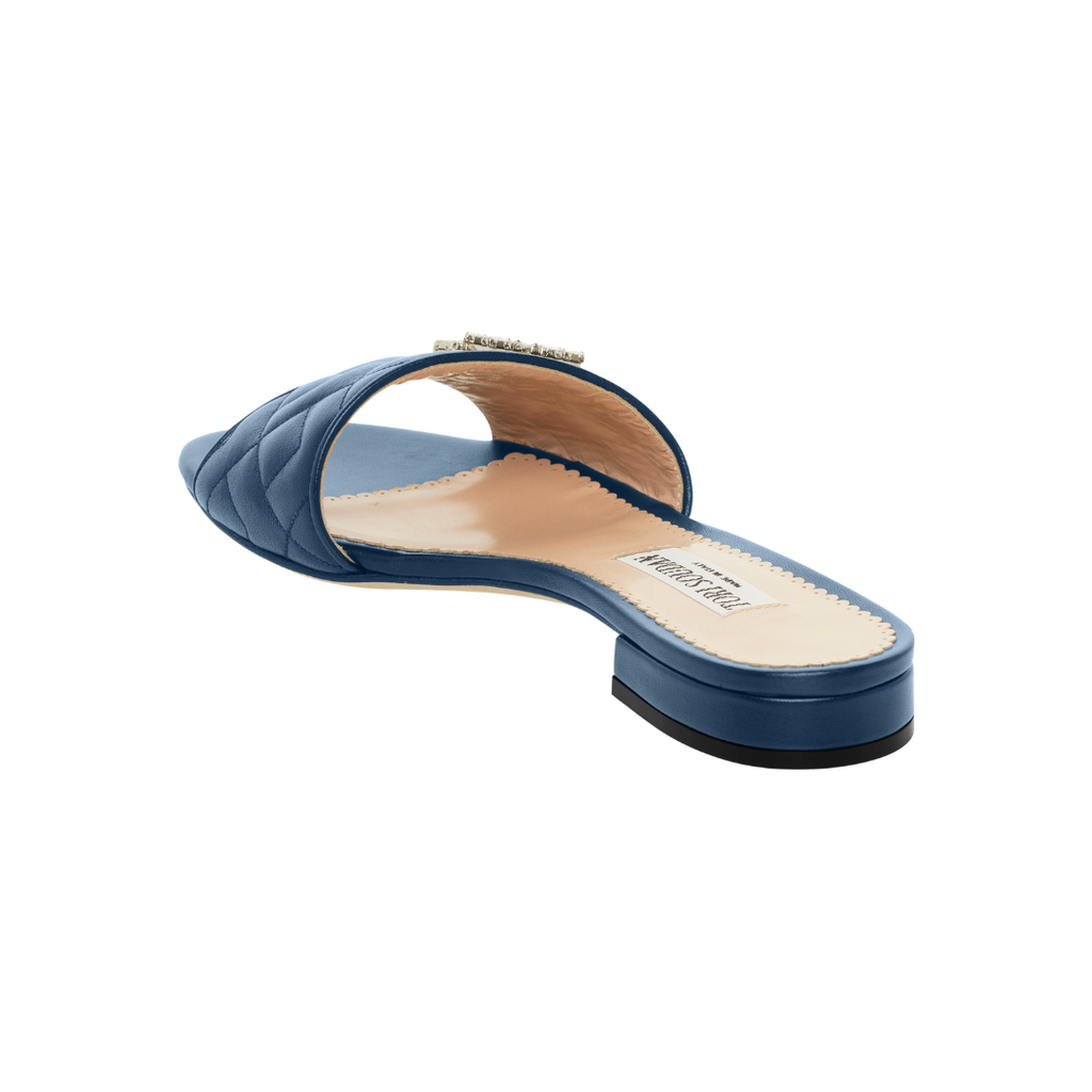 Madison Hope Low Heel Slide- Blue