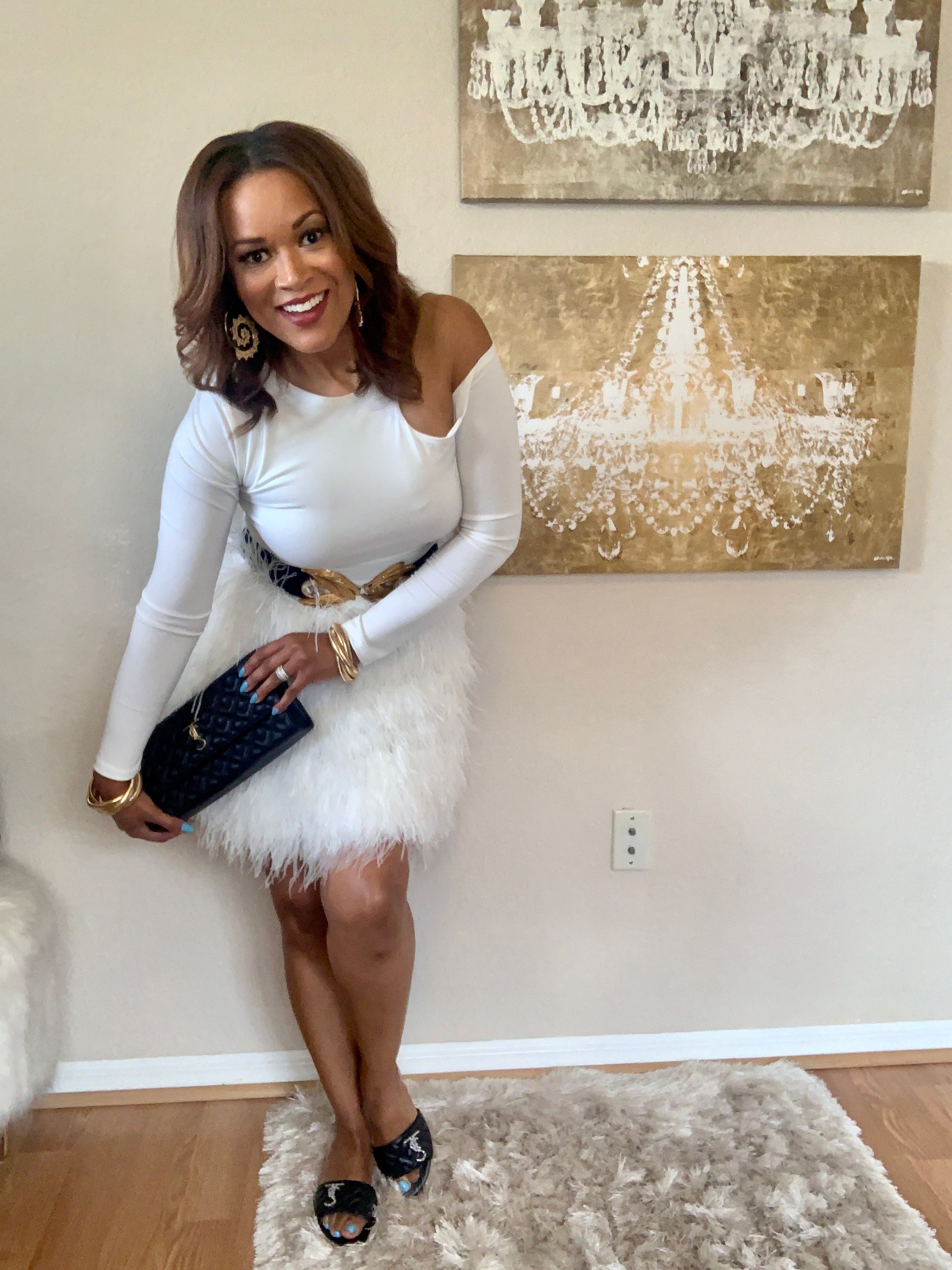 Madison Hope Low Heel Slide- Black