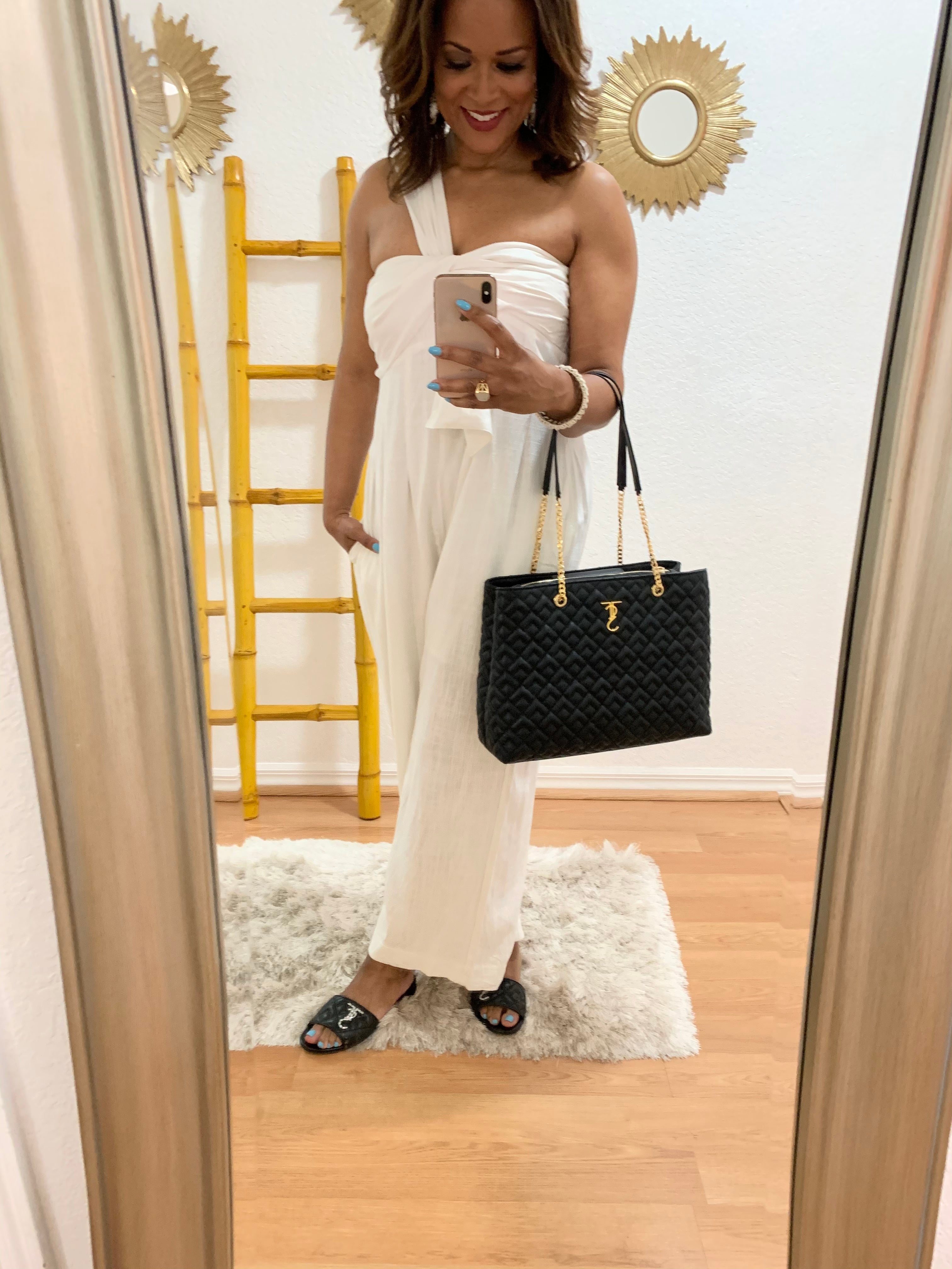 Madison Hope Low Heel Slide- Black