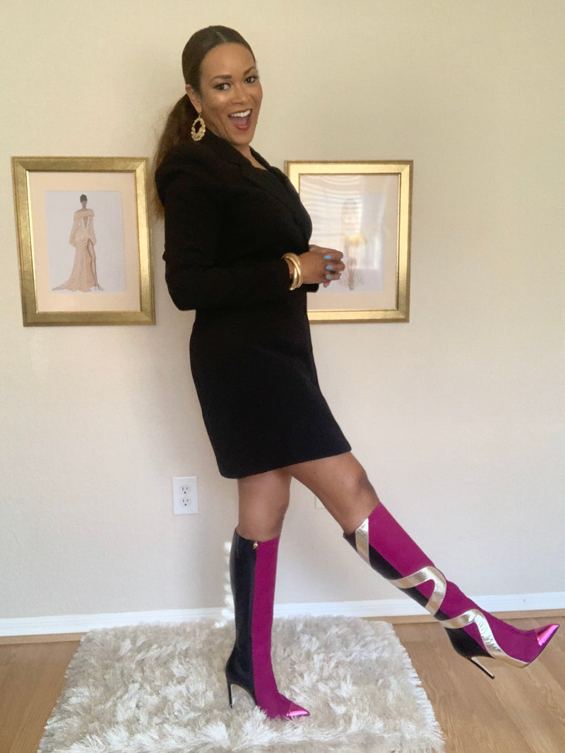 Adia Boot- Wine