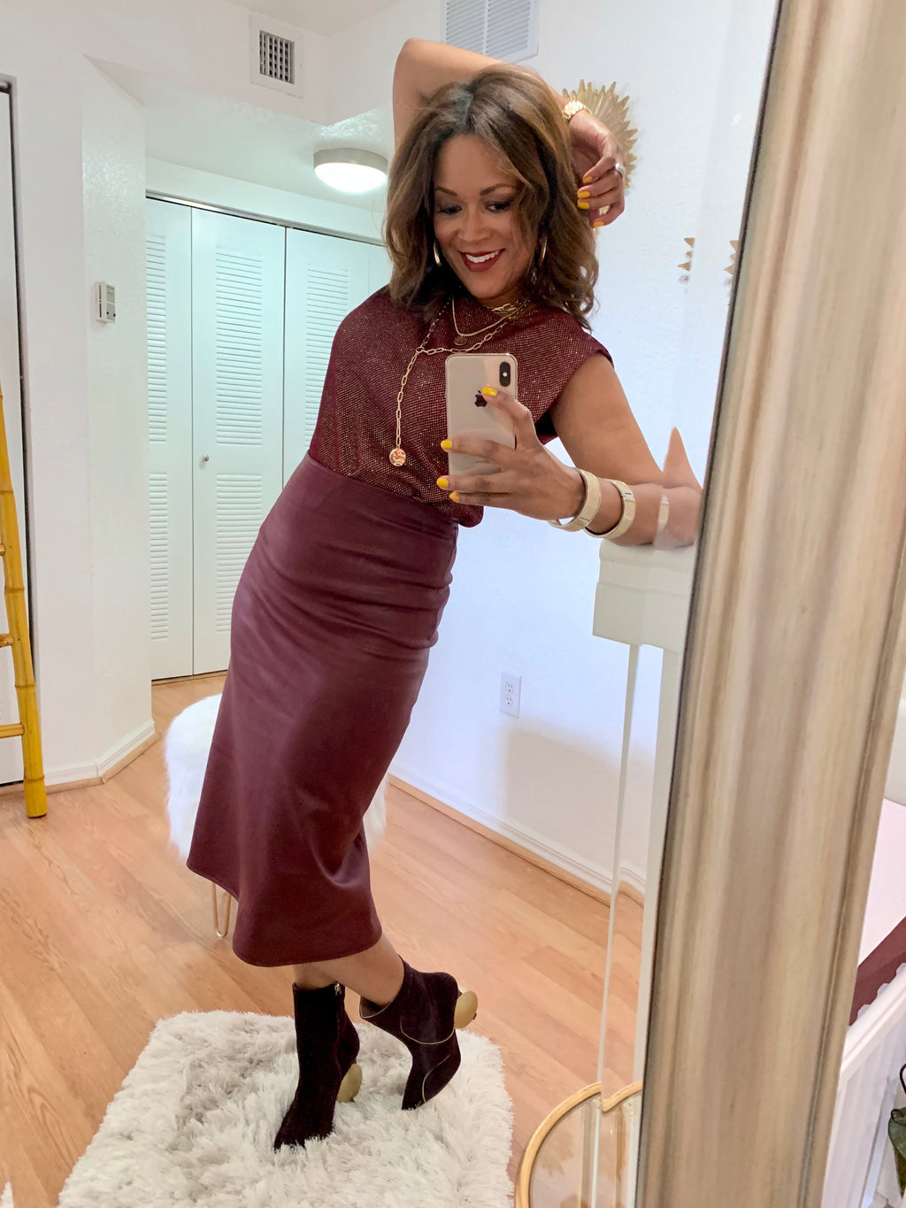 Julee Ankle Boot - Plum