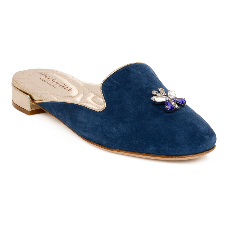 Colette Slide Shoe - Santorini Blue