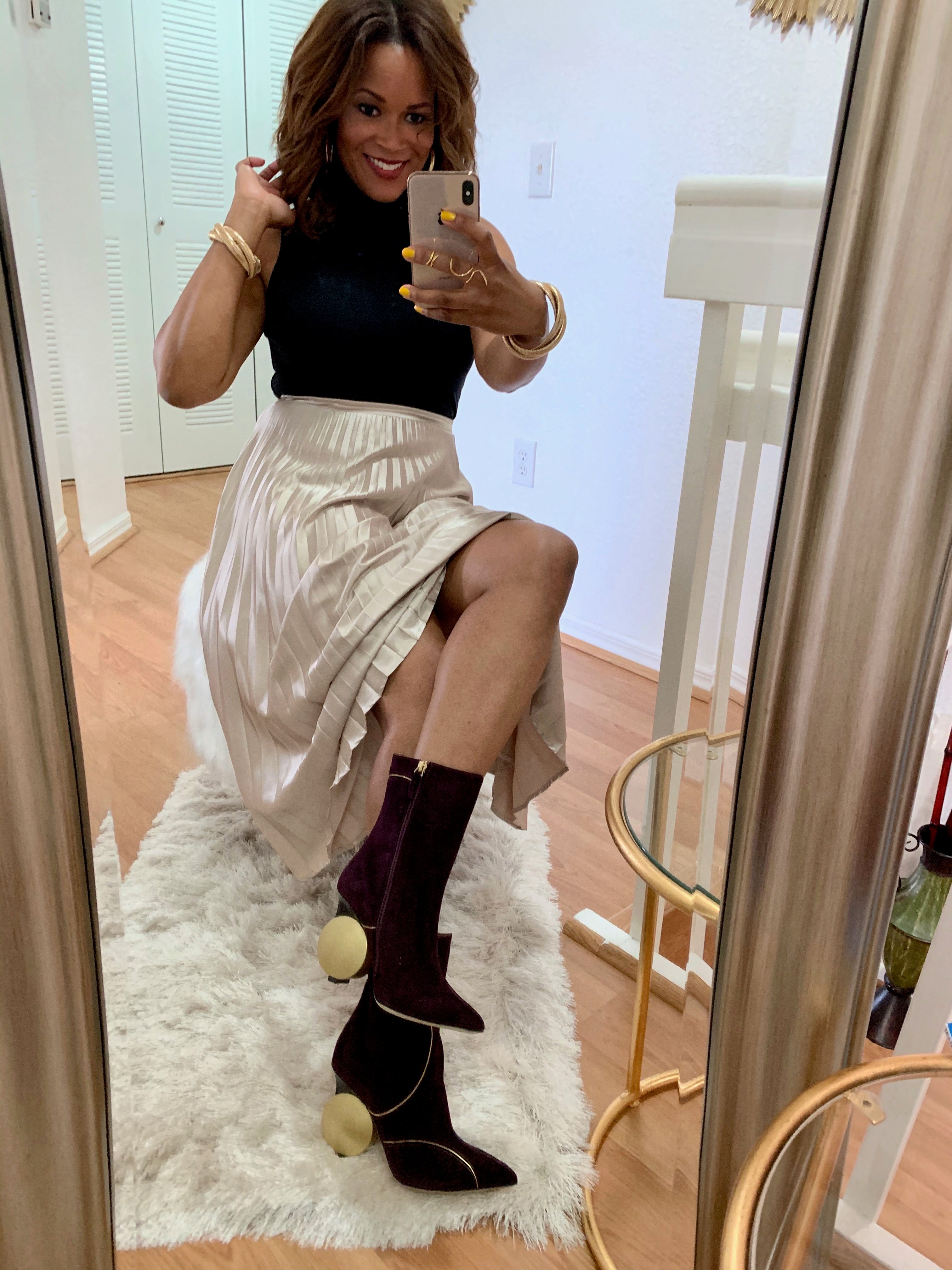 Julee Ankle Boot - Plum