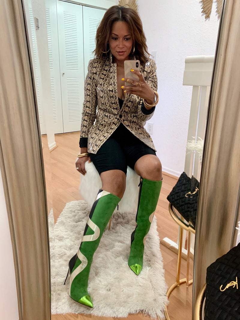 Adia Boot- Green
