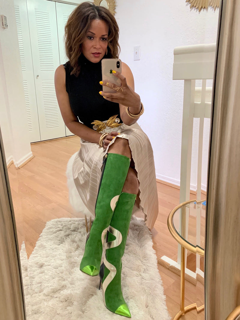 Adia Boot- Green