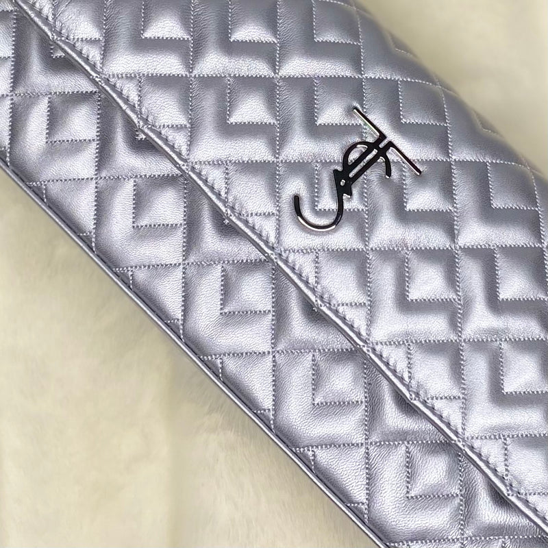 Madison Clutch Handbag - Silver (Promotional Price)