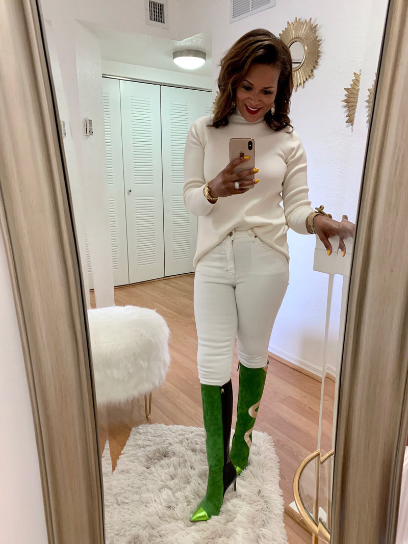 Adia Boot- Green