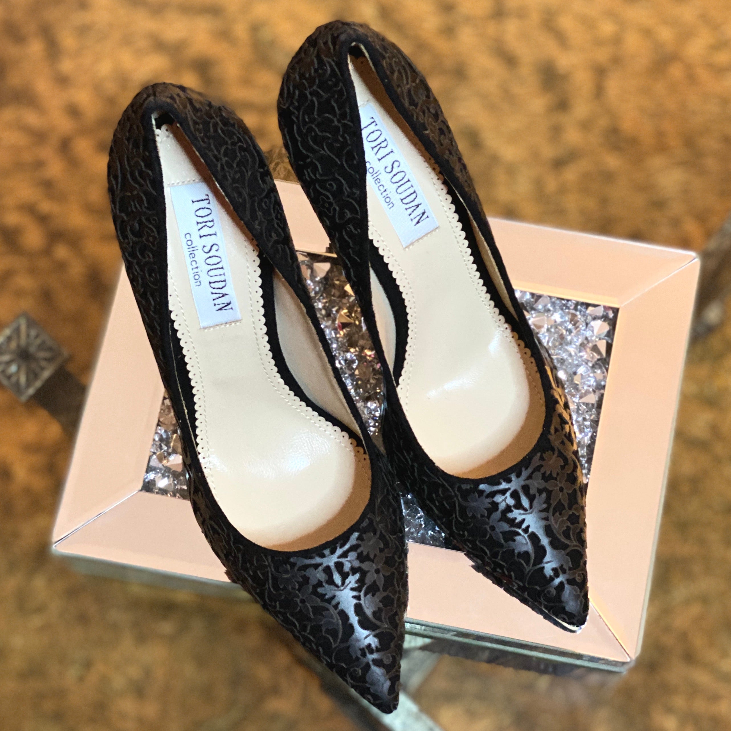Shirley Laser Black Pump