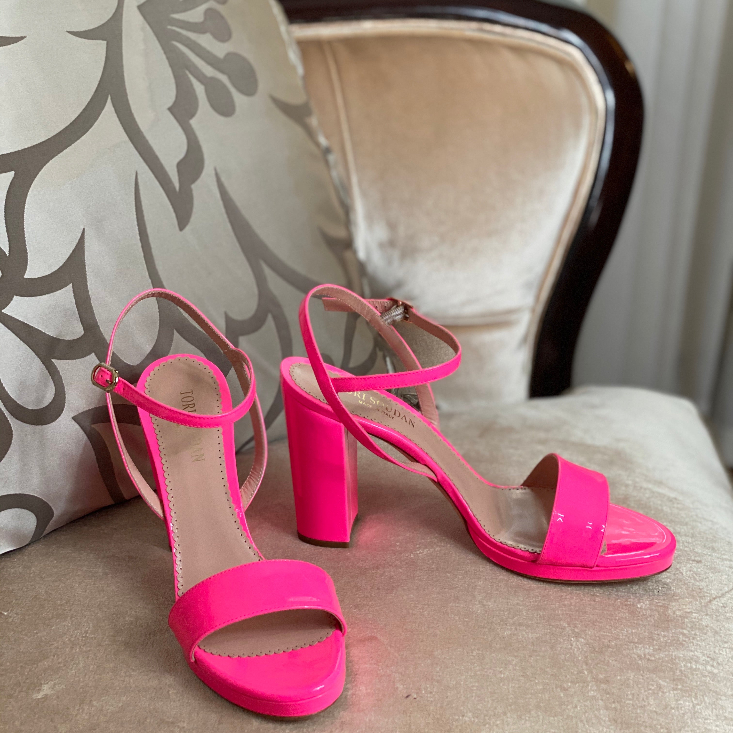 Melissa Block Heel Sandal - Pink (Final Sale)
