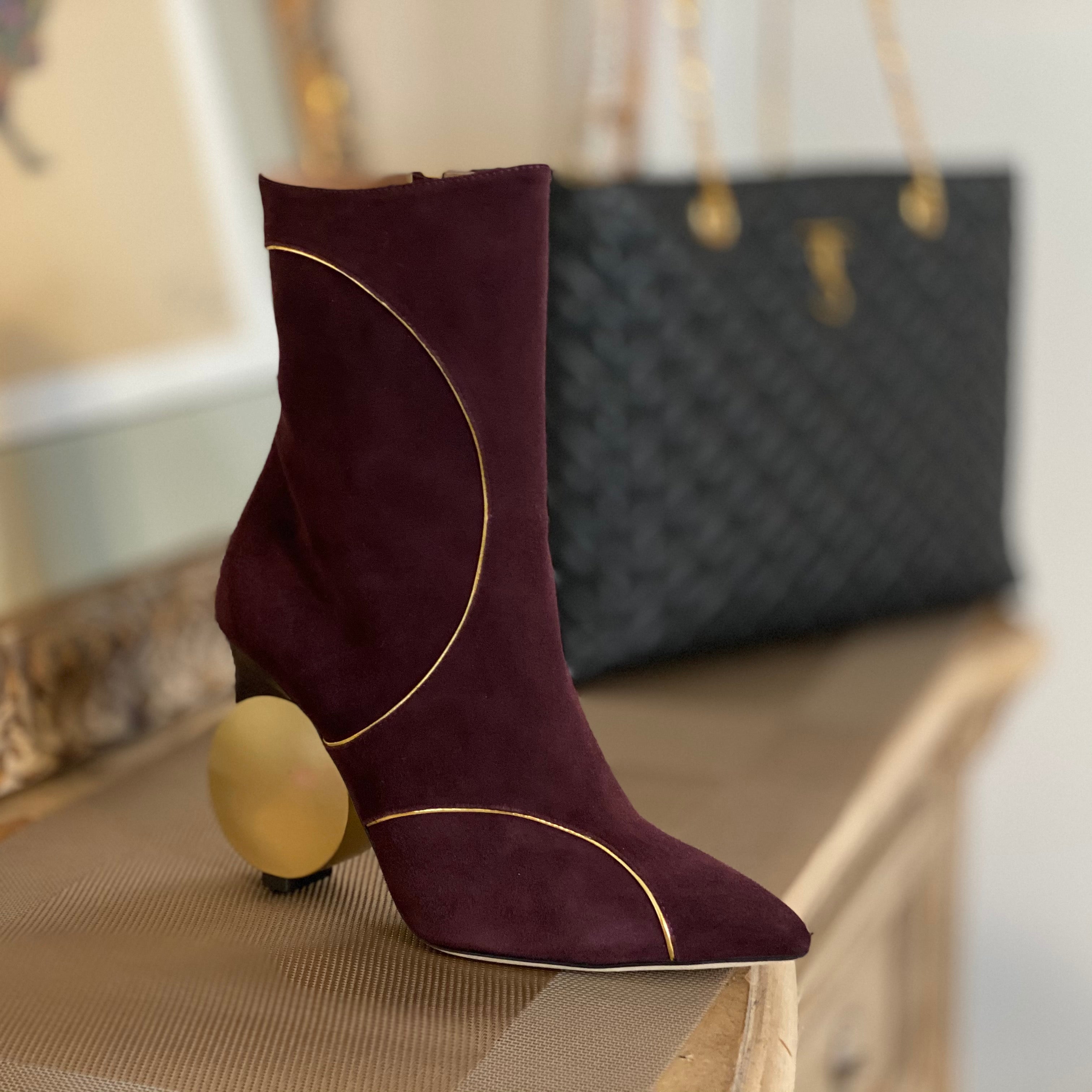 Julee Ankle Boot - Plum