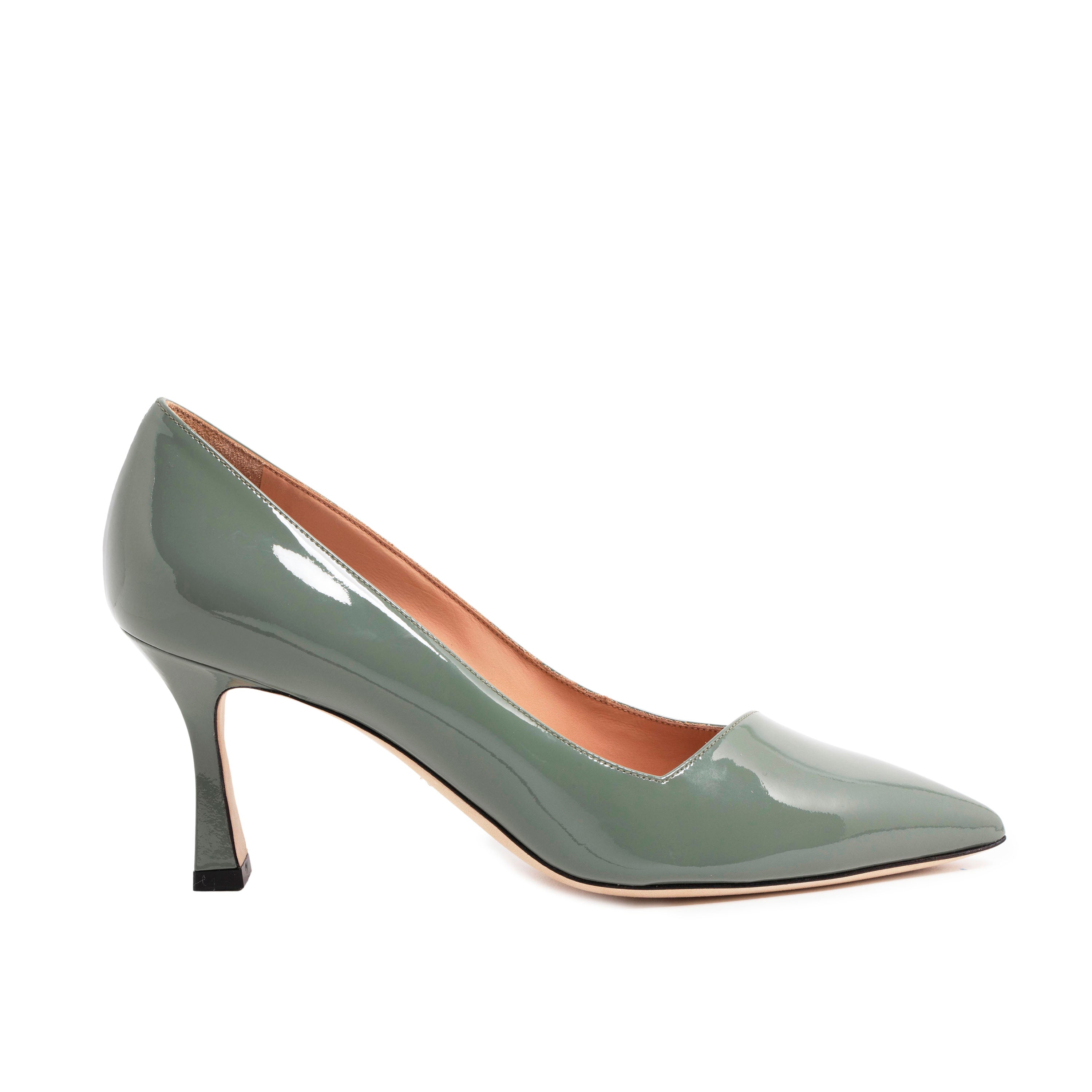 Kamala Pump -  Sage Green (Mid-Heel)