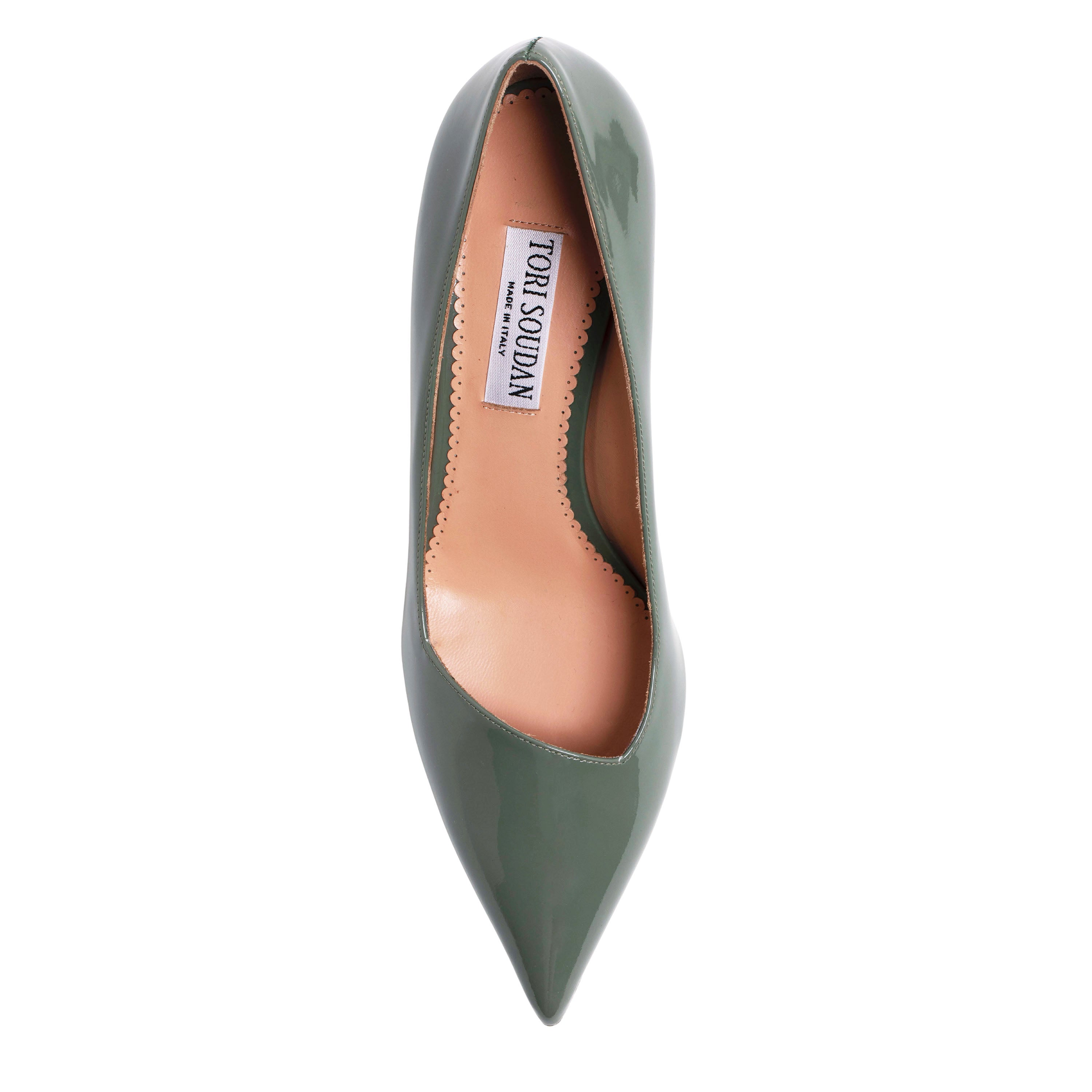 Kamala Pump -  Sage Green (Mid-Heel)